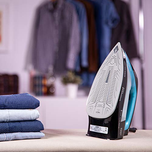 Solac CVG9507 - Centro de planchado compacto, Smart Evolution, 2400 W, auto desconexión, suela Coridium Pro Drive