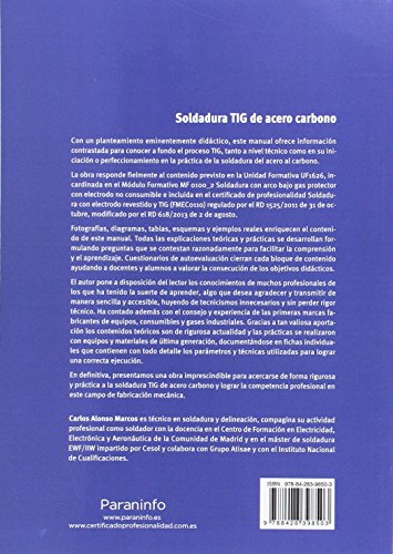 Soldadura TIG de acero carbono