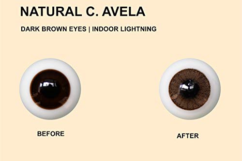 Solotica Natural Colors Avela - lentillas de colores anuales sin doprtías - 1 par (2 undidades)