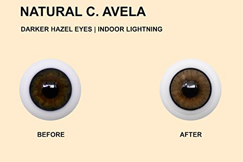 Solotica Natural Colors Avela - lentillas de colores anuales sin doprtías - 1 par (2 undidades)
