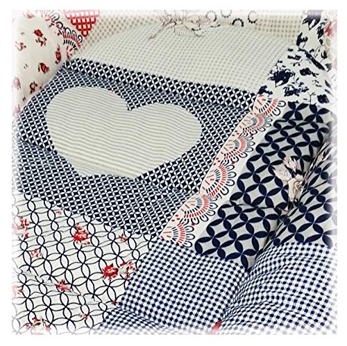 Solvera_Ltd Baby Nest - Reductor para recién Nacidos, Saco de Dormir para bebé, 100% algodón Automobili Talla única (PATCHWORK)