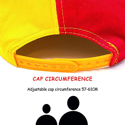 Sombrero de Hélice Sombrero de Payaso de Helicóptero Gorro de Arco Iris Sombrero Colorido de Disfraces de Fiesta Unisexo - tamaño ajustable