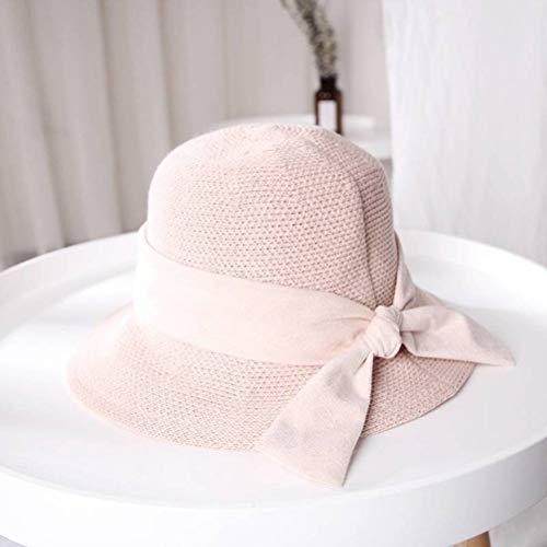 Sombrero de Imitación Infantil de Lana para Niños Otoño e Invierno Lindo Y Grueso Niños Y Niñas Versión Coreana de la Gorra de Béisbol Que Combina con el Color, Good dress, Rosado
