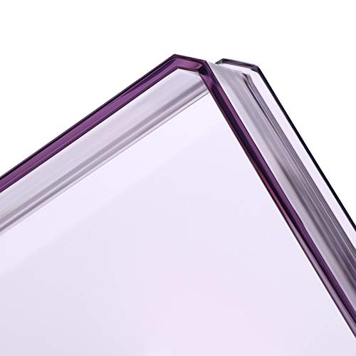 SONGMICS Organizador Cosmético, Estuche de Maquillaje con 4 Cajones y 11 Compartimentos de Diferentes Tamaños, Esteras Antideslizantes, Maquillaje y Joyería, Color Lavanda JKA001PL