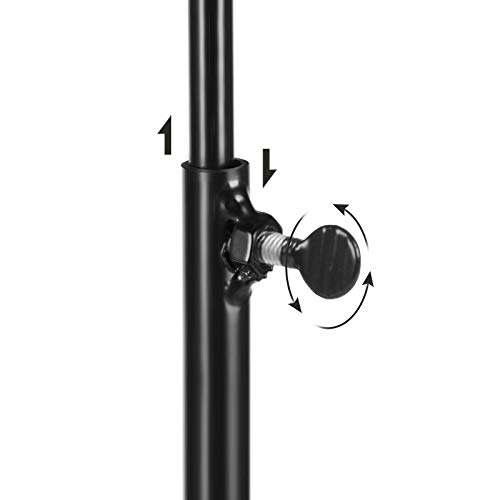 SONGMICS Soporte y Expositor de Joyas, Árbol para Joyas de Metal, para Collares, Pulseras, Pendientes, Regalo para Seres Queridos, Negro JJS04BK