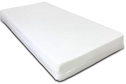 Sonoma - Cuna de rejilla (120 x 60 cm, con colchón y cajón), color blanco