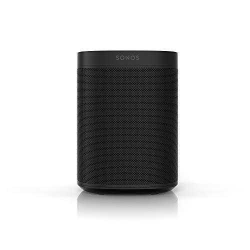 Sonos | One Altavoz Inalámbrico, Conexión red WiFi, Control por Voz, Asistente Amazon Alexa y Google Home, compatible iOS AirPlay 2, App Sonos, Negro