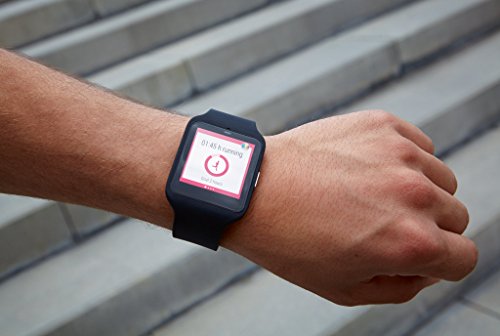 Sony Smartwatch 3 Sport - Smartwatch Android (pantalla 1.6", 4 GB, Quad-Core 1.2 GHz, 512 MB RAM), verde