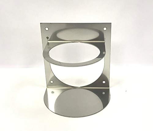 Soporte de gel desinfectante de manos de acero con o sin botella de gel de 500 ml, supporto in acciaio