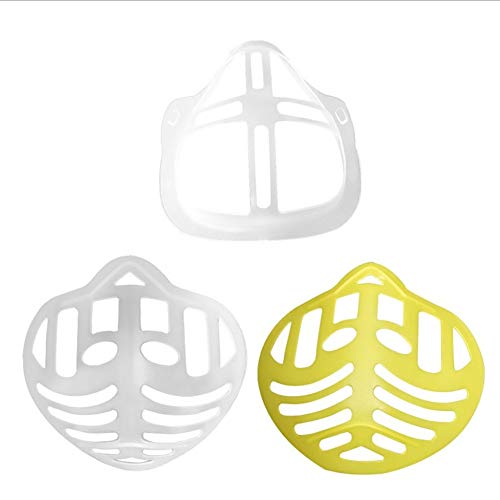 Soporte Facial 3d Para Una Respiración Cómoda Marco De Soporte Interior Lavable Reutilizable Para La Cara,Extensor La Carcasa Para La Cara Protectores Orejas Ajustables Marco Nariz Respirar Suavemente