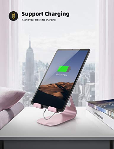 Soporte Tablet, Lamicall Multiángulo Soporte Tablet : Soporte Ajustable para Tablets para Pad 2020 Pro 10.5 / 9.7 / 12.9, Pad mini 2 3 4, Pad Air, Air 2, Samsung Tab, Otras Tablets - Gris