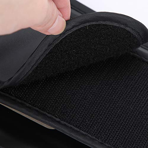 Sorand Tonificador Muscular estimulador de Abdominales, cinturón de estimulación Muscular Abdominal, cinturón de pérdida de Peso de Entrenamiento Abdominal, con 6 Modos y 15 Niveles de Fuerza(Negro)