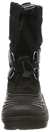Sorel Childrens Super Trooper, Botas de Invierno para Niños, Negro (Black, Light Grey), 26 EU