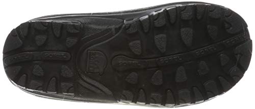 Sorel Childrens Super Trooper, Botas de Invierno para Niños, Negro (Black, Light Grey), 26 EU