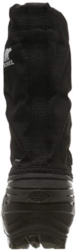 Sorel Childrens Super Trooper, Botas de Invierno para Niños, Negro (Black, Light Grey), 26 EU