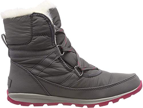 Sorel Whitney Short Lace, Botas para Mujer, Gris (Quarry, Bright Rose 053), 37 EU