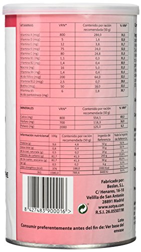 SOTYA - SOTYA Suero y Vit. Fresa Bote 800 gr