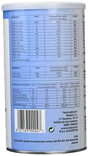 SOTYA - SOTYA Suero y Vit. Natural Bote 800 gr