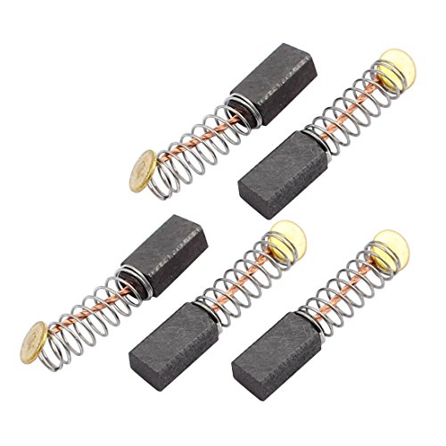 sourcing map 5pcs genéricos Amoladora Angular de Motor Eléctrico Escobillas de Carbono 10x5x4m con Muelle