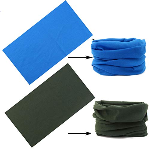 Soxtome 9 PCS Pañuelos Cabeza Elástica Multifunción Bandana Protección Ultravioleta para el Ciclismo Motorista Aire Libre Deporte
