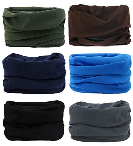 Soxtome 9 PCS Pañuelos Cabeza Elástica Multifunción Bandana Protección Ultravioleta para el Ciclismo Motorista Aire Libre Deporte