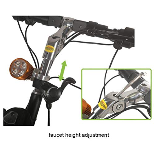 SPAQG Kit de conversión de handbike eléctrico para Silla de Ruedas eléctrica con batería de Iones de Litio, Adecuado para sillas de Ruedas Deportivas