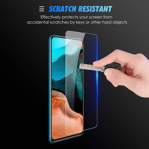 SPARIN [2-Pack Cristal Templado Poco F2 Pro/Redmi K30 Pro, Protector Pantalla Xiaomi Poco F2 Pro/Redmi K30 Pro Vidrio Templado con [2.5d Borde Redondo] [9H Dureza] [Alta Definicion]