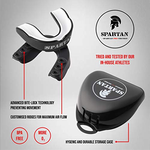 Spartan ProTection - Protector bucal para boxeo, rugby, hockey, judo y todos los deportes de contacto., Adult (11+)