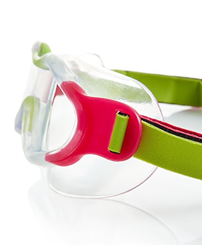 Speedo Biofuse Sea Squad Mask Infants Gafas de natación, Unisex bebé, Rosa/Verde, Talla única