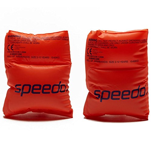 Speedo Roll Up Armbands Aprender a Nadar, Unisex niños, Naranja, One Size