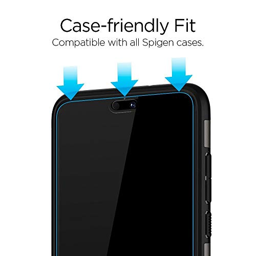 Spigen, Cristal Templado Compatible con Huawei P20 Pro, [Caso amistoso], 3D Cobertura Completa, Anti-Scratch, Cristal Vidrio Templado Premium para Huawei P20 Pro (L23GL23082)