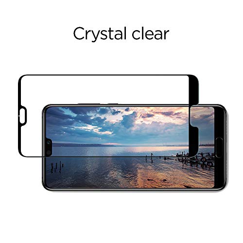 Spigen, Cristal Templado Compatible con Huawei P20 Pro, [Caso amistoso], 3D Cobertura Completa, Anti-Scratch, Cristal Vidrio Templado Premium para Huawei P20 Pro (L23GL23082)