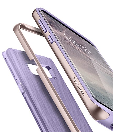 Spigen Funda Galaxy S8, Carcasa [Neo Hybrid] Protección Interna Flexible y Marco Reforzado de Parachoques Duro para Galaxy S8 (2017) - Violeta