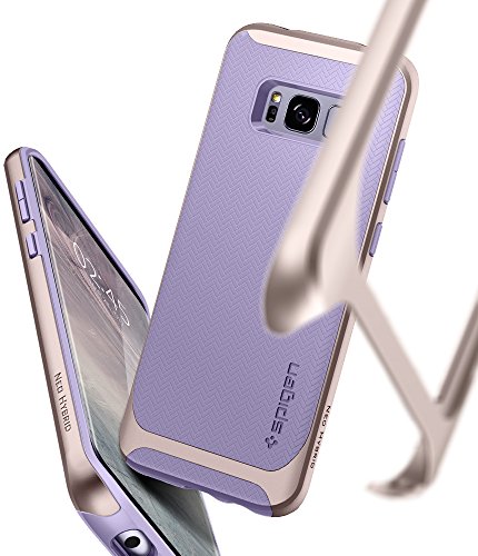 Spigen Funda Galaxy S8, Carcasa [Neo Hybrid] Protección Interna Flexible y Marco Reforzado de Parachoques Duro para Galaxy S8 (2017) - Violeta