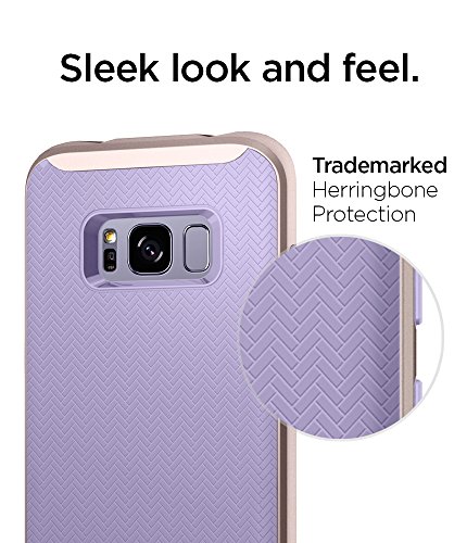 Spigen Funda Galaxy S8, Carcasa [Neo Hybrid] Protección Interna Flexible y Marco Reforzado de Parachoques Duro para Galaxy S8 (2017) - Violeta