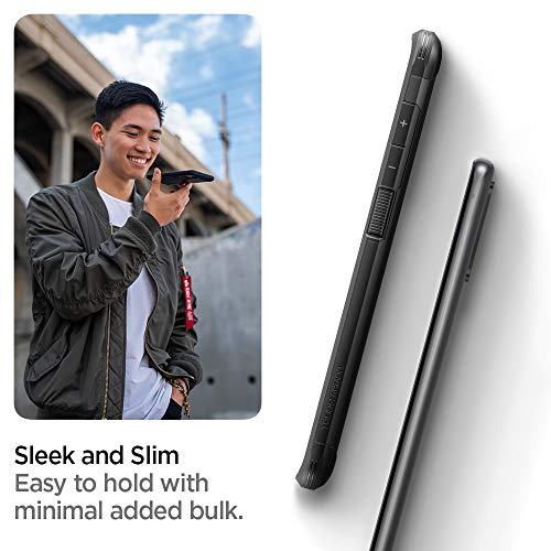 Spigen Funda Tough Armor, Compatible con Samsung Galaxy S20 Plus (6.7") 2020 - Negro