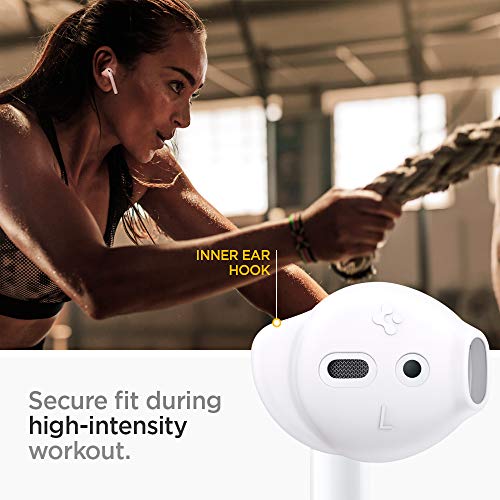 Spigen RA201 Diseñado para Airpods Earhooks para Airpods 1 y 2 - Blanco