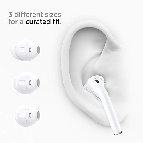 Spigen RA201 Diseñado para Airpods Earhooks para Airpods 1 y 2 - Blanco