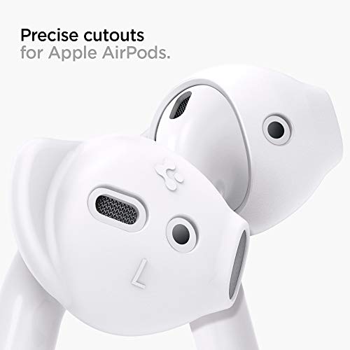 Spigen RA201 Diseñado para Airpods Earhooks para Airpods 1 y 2 - Blanco