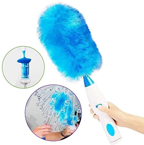 Spin Duster Duster Eléctrico Multifunción Funciona con pilas 360 grados Rotativo Motorizado Varita de polvo Electricidad Spinning Cepillo de limpieza Recargable (Color : Charging)
