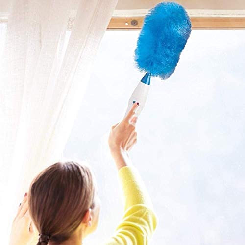 Spin Duster Duster Eléctrico Multifunción Funciona con pilas 360 grados Rotativo Motorizado Varita de polvo Electricidad Spinning Cepillo de limpieza Recargable (Color : Charging)