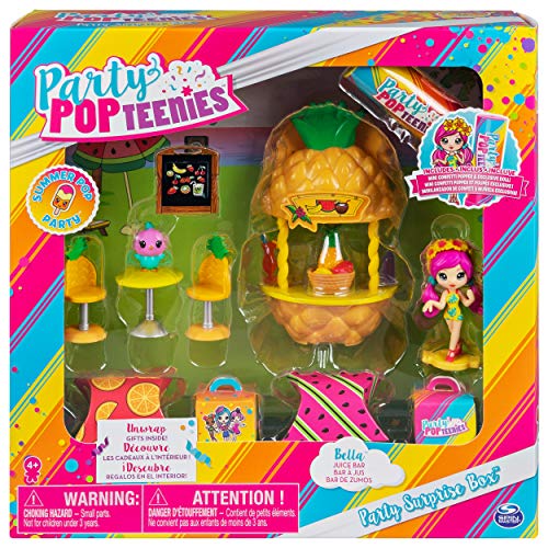Spin Master Party Popteenies Party Surprise Box - Muñecas (Multicolor, Femenino, Chica, 4 año(s), China, 450 g)