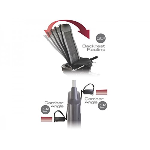 Spirit Fitness XBR95 - Bicicleta estática semiinclinada