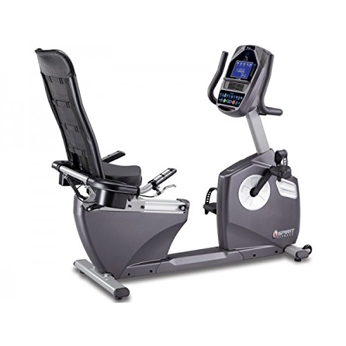 Spirit Fitness XBR95 - Bicicleta estática semiinclinada