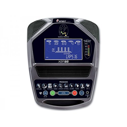 Spirit Fitness XBR95 - Bicicleta estática semiinclinada