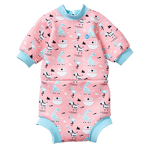 Splash About Baby Happy - Pañal de neopreno (6 a 14 meses), color rosa