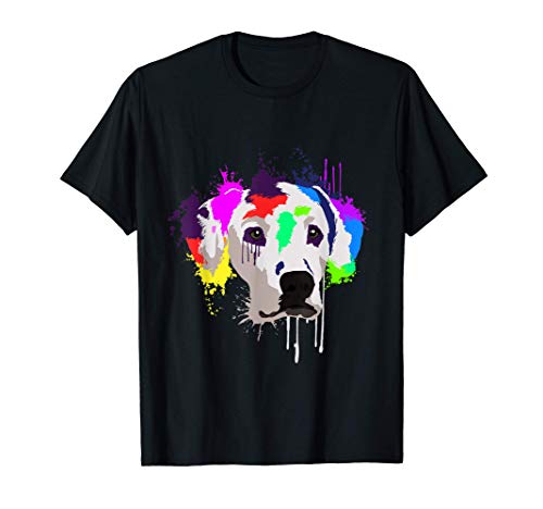 Splash Art Dálmata Dueño De Un Perro Regalo Perros Camiseta