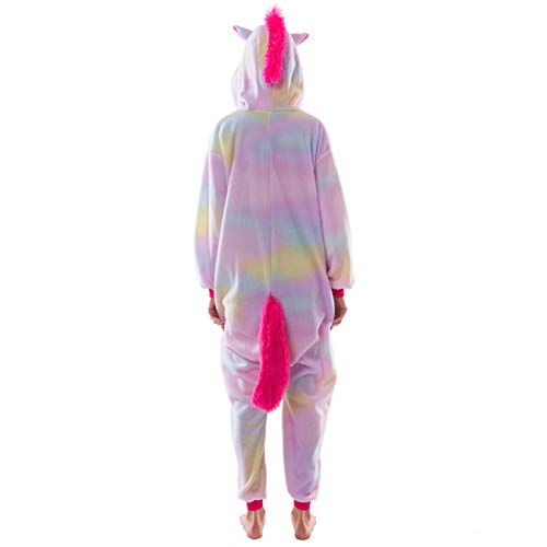 Spooktacular Creations Pijama de Unicornio Disfraces Mono para Adulto Mono (L)