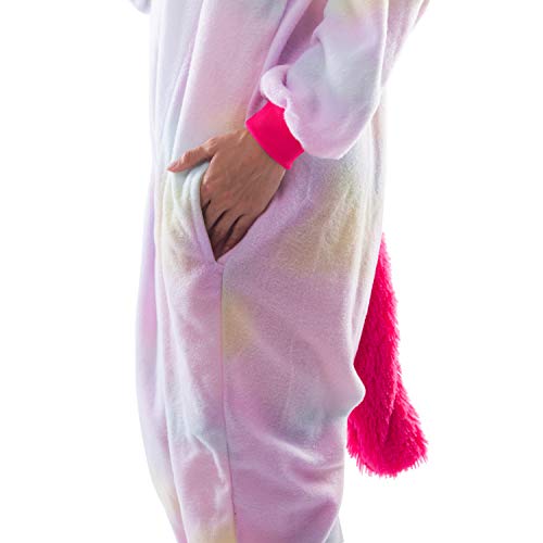 Spooktacular Creations Pijama de Unicornio Disfraces Mono para Adulto Mono (L)
