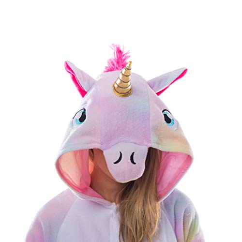 Spooktacular Creations Pijama de Unicornio Disfraces Mono para Adulto Mono (L)